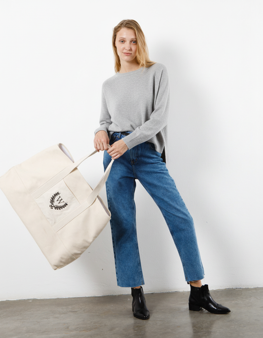 SWEATER GRIS MELANGE