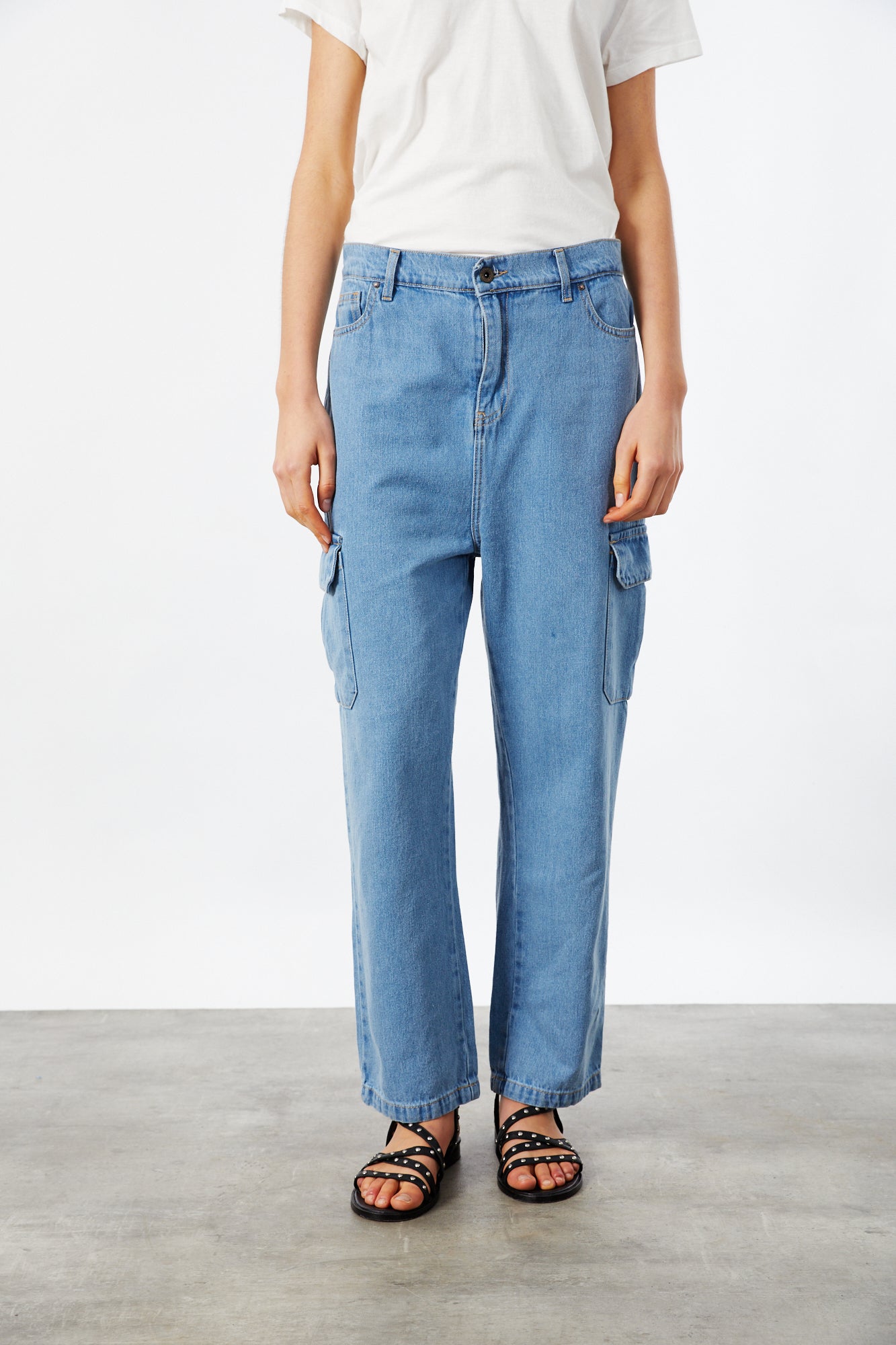 JEAN EMMA CARGO LIGHT BLUE PAUL