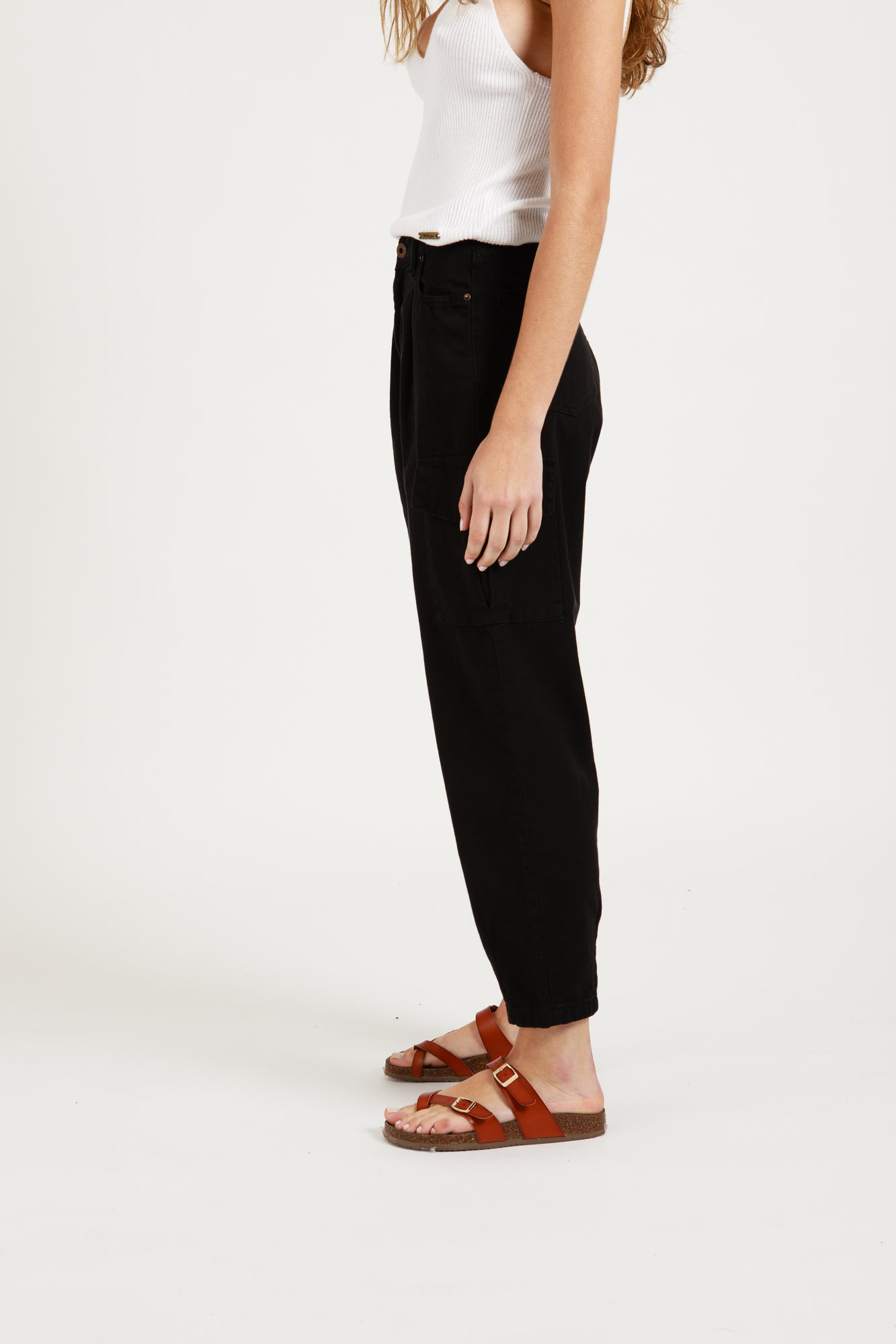 SLOUCHY CARGO BLACK ELVIS JEANS II