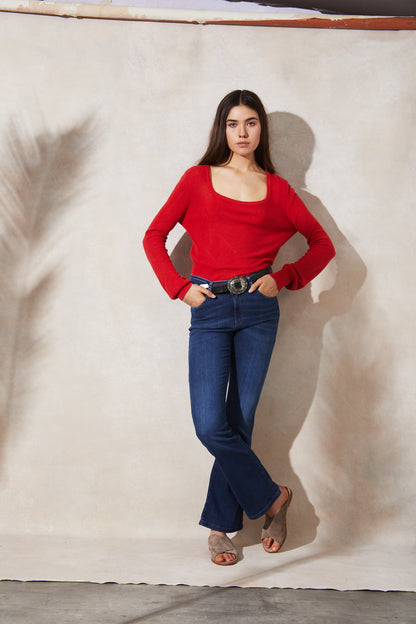 SWEATER CROP BALLOON