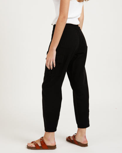 SLOUCHY CARGO BLACK ELVIS JEANS II