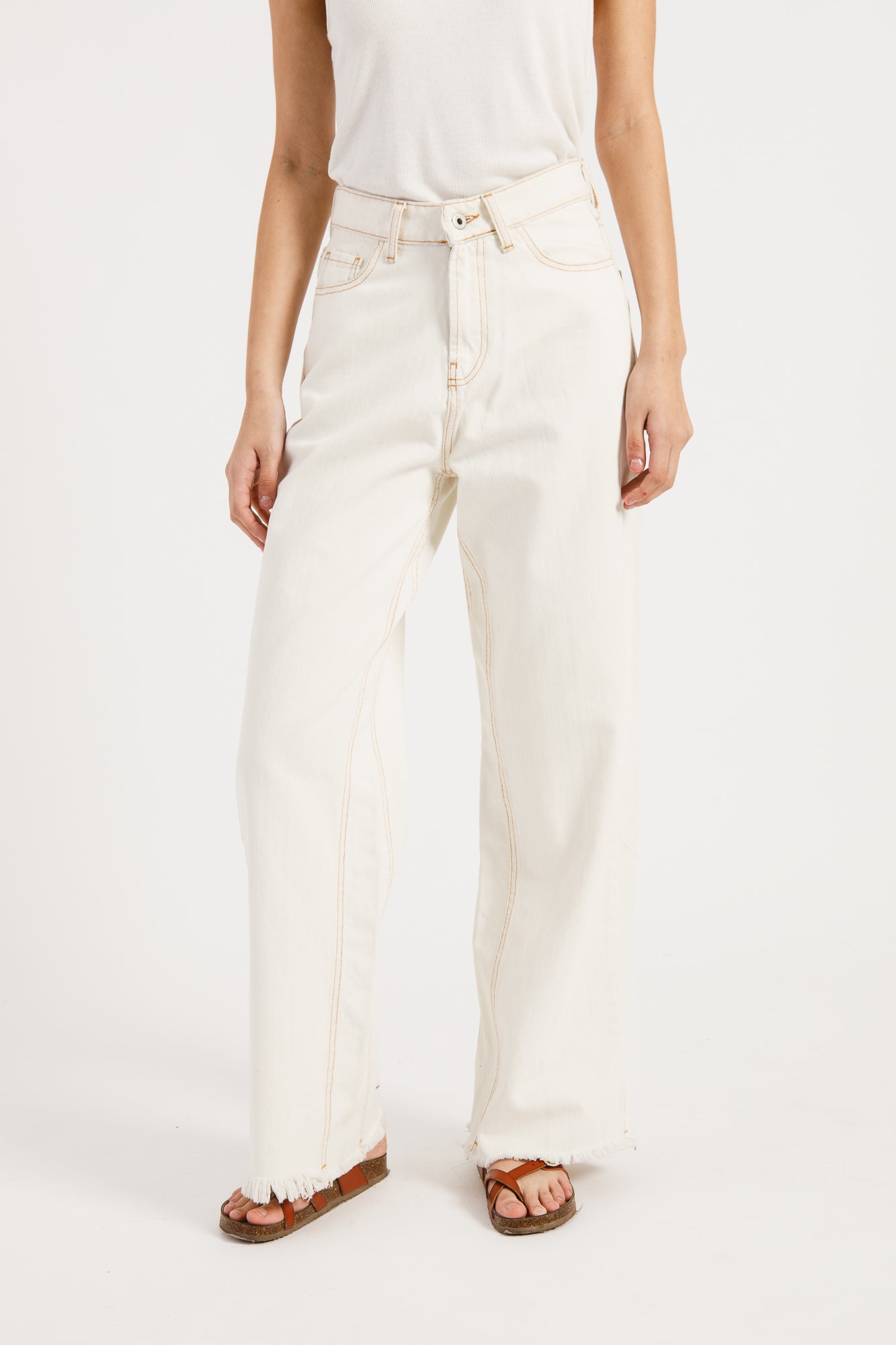 ANTHONY TINA WHITE JEANS