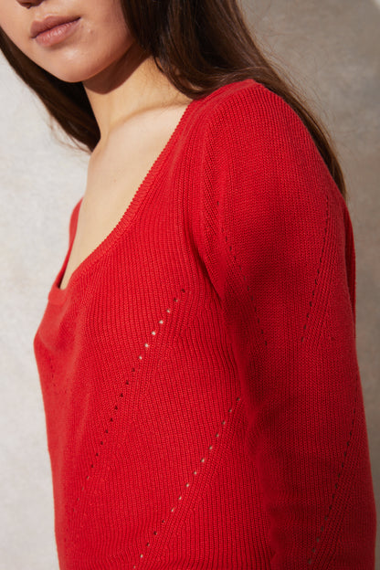 SWEATER CROP BALLOON
