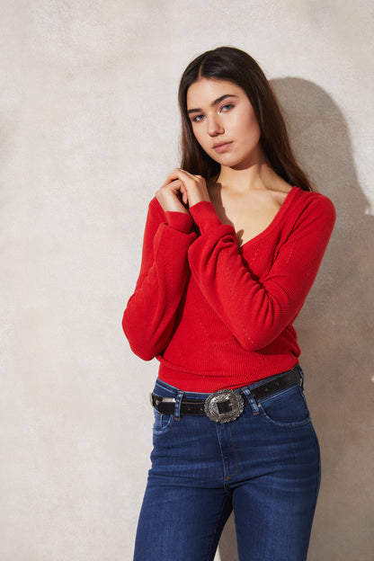 SWEATER CROP BALLOON