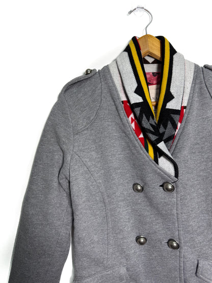 CAMPERA BLAZER GRIS DUAL