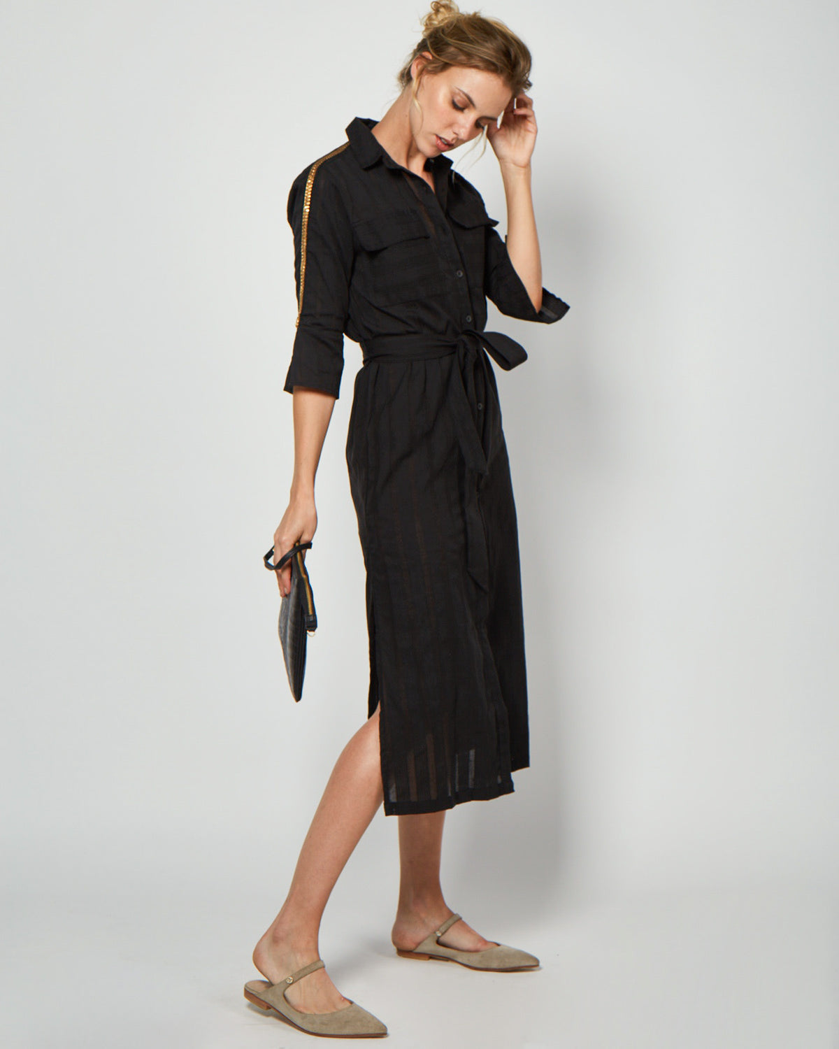 VESTIDO CAMISERO MIDI