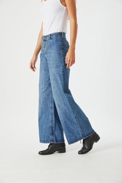 JEAN FINCH MARINE HIGH TINA USED MID BLUE