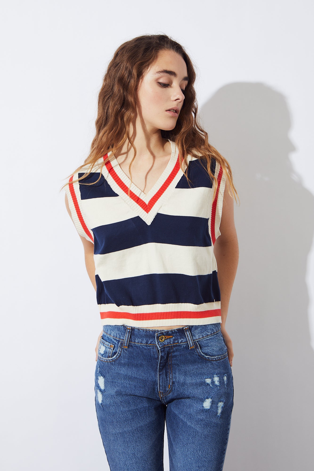 CHALECO BIMBA STRIPED