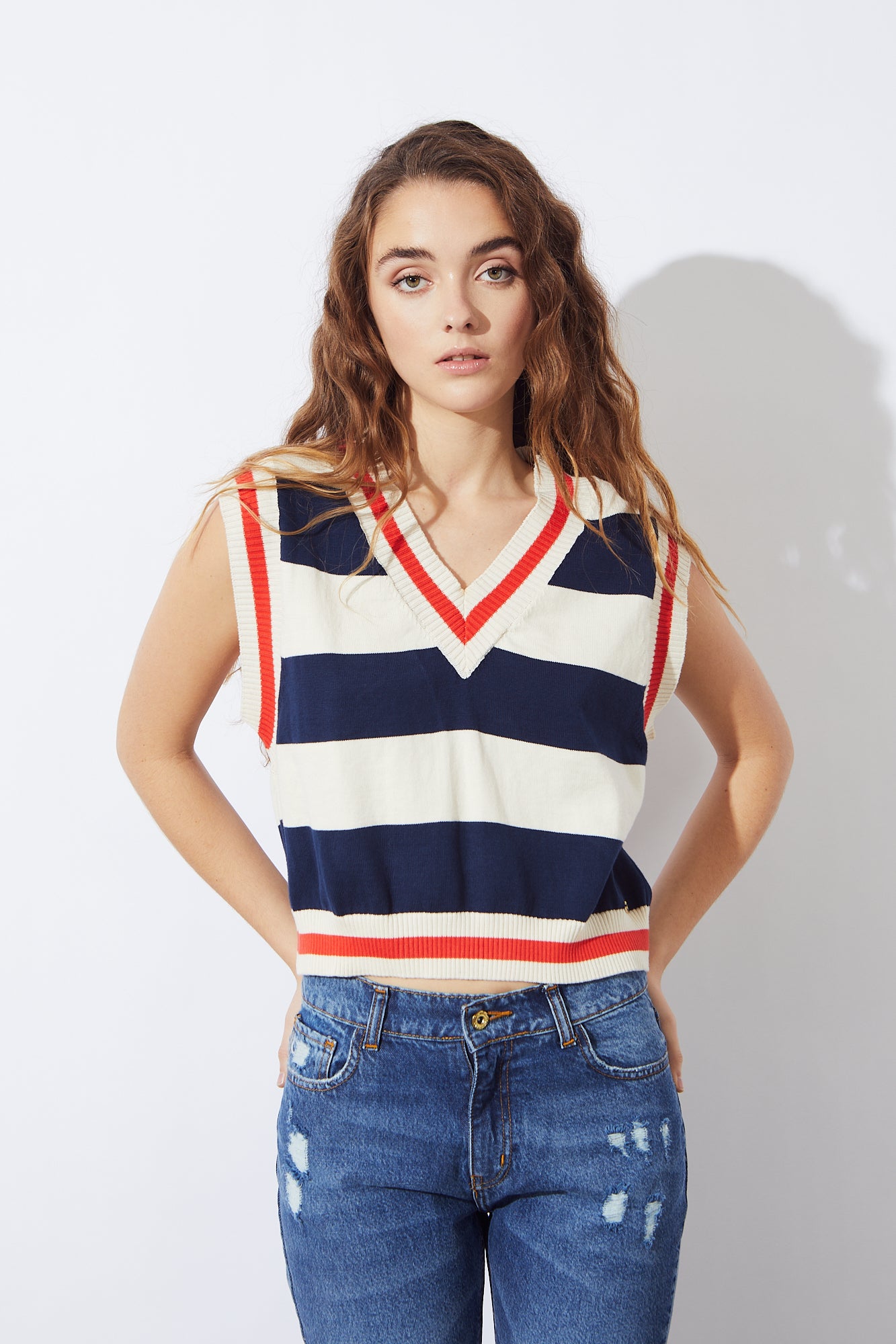 CHALECO BIMBA STRIPED