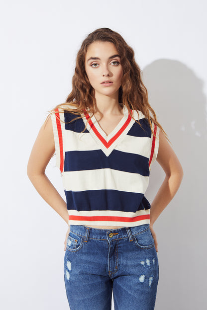 CHALECO BIMBA STRIPED