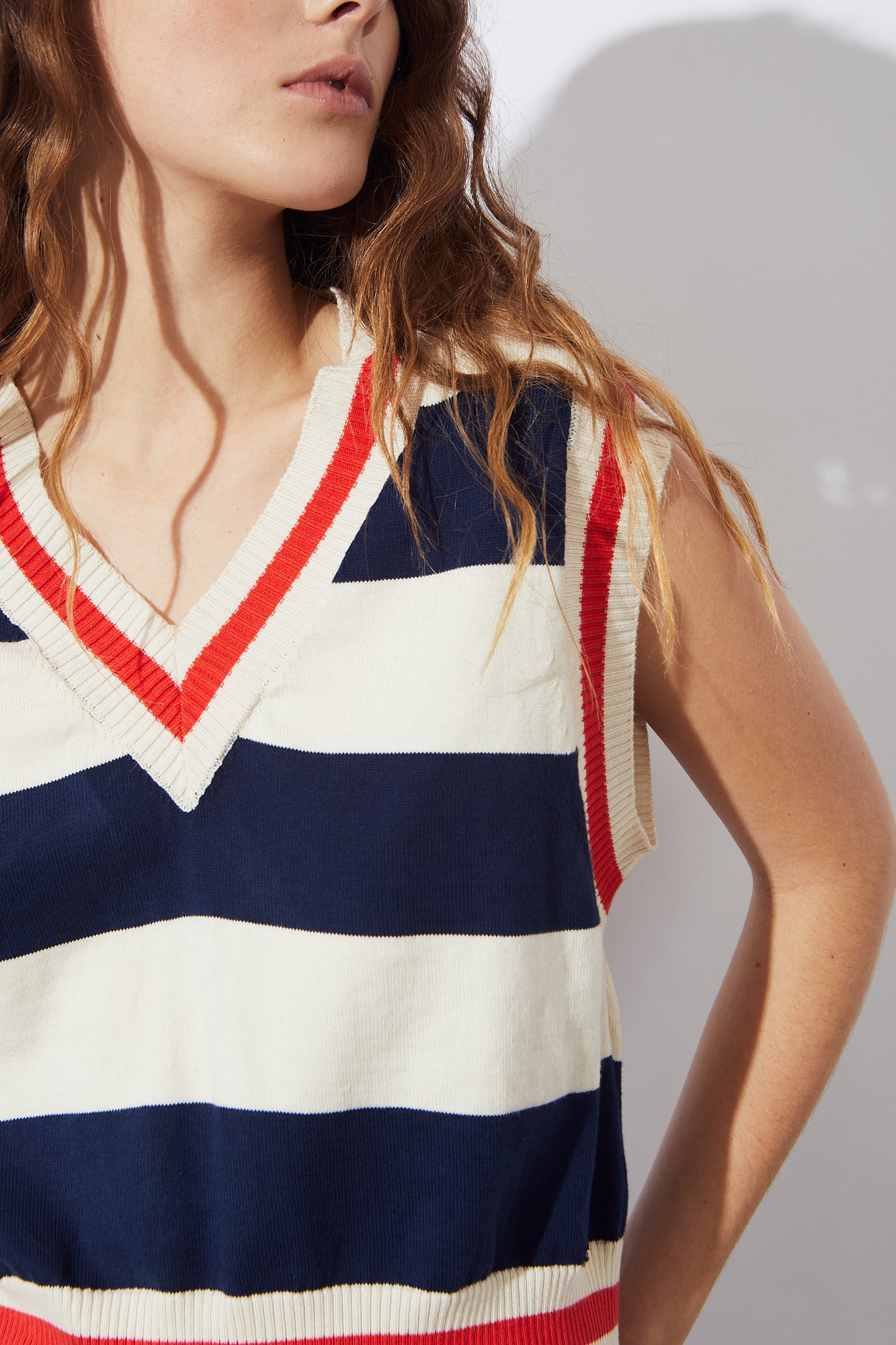 CHALECO BIMBA STRIPED