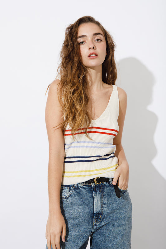 MUSCULOSA LINDA STRIPLES